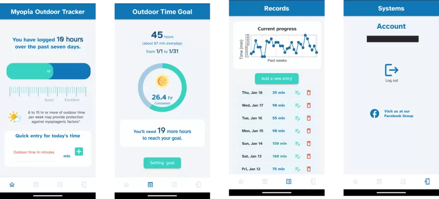 MyoAssist Screen Shoots