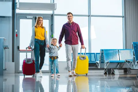 an image of a family on vacation