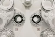 an image of eye exam